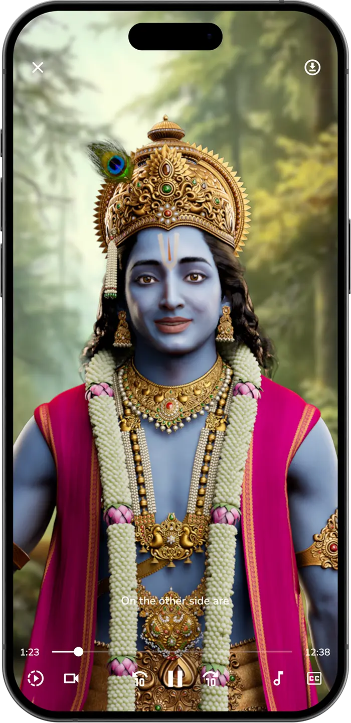 Watch Every Lesson Come Alive with Krishna animations